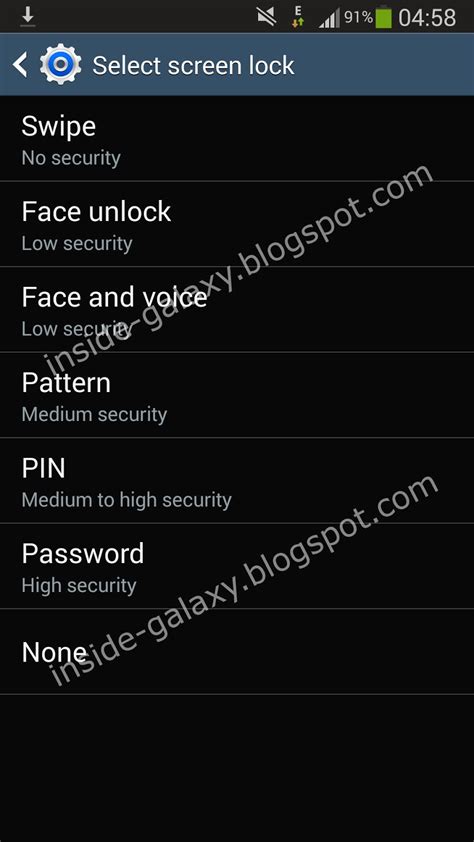 Inside Galaxy Samsung Galaxy S4 How To Unlock Lock Screen