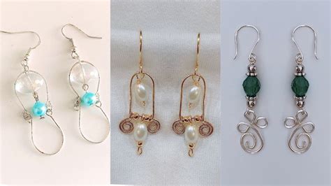 3 Easy Diy Earringssimple Earrings Making At Homehandmade Jewelry