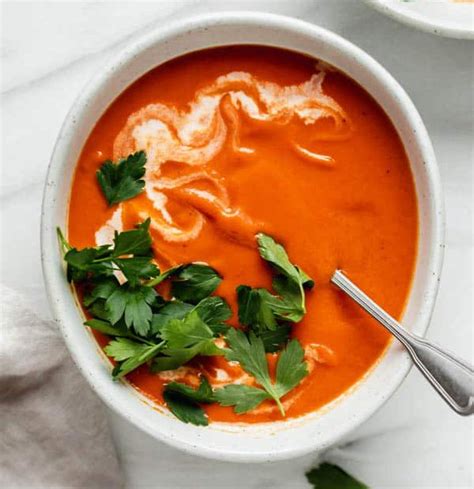 Creamy Vegan Tomato Soup Jessica Hoffman Of Choosing Chia Pomi Usa