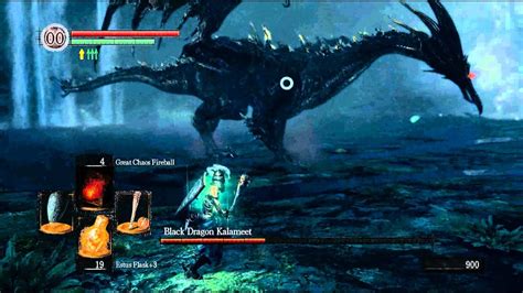 Black dragon kalameet boss fight in dark souls on pc. Dark Souls SL1 - Black Dragon Kalameet - YouTube