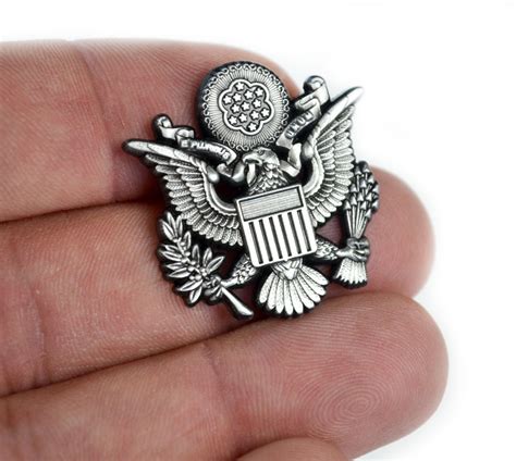 United States Eagle Military Emblem Lapel Hat Pin Fueled To Create