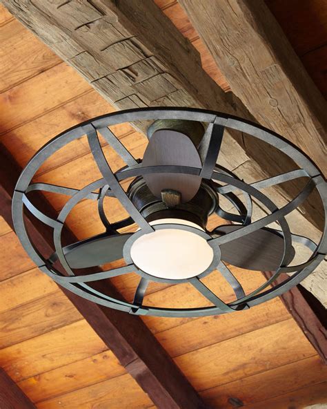 Alsace Outdoor Cage Ceiling Fan Caged Ceiling Fan Outdoor Ceiling