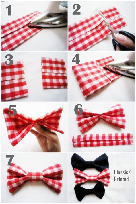 Tying a bow doesn't need to be frustrating. Clip on Elegance (DIY No Sew Bowtie Tutorial) | Diy dog ...