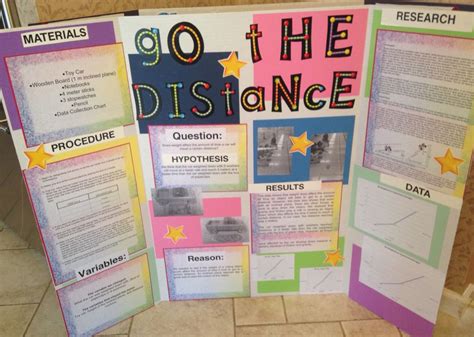 Class Science Fair Project Forces And Motion Go The Distance Science Fair Science Fair