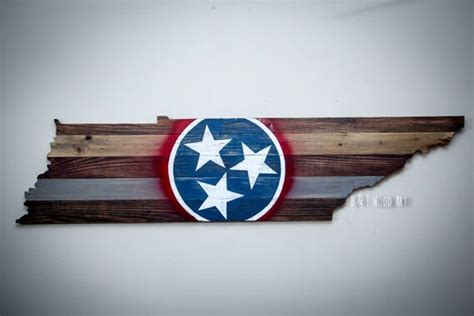 Tennessee Wall Art State Of Tennessee Wood Sign Tristar