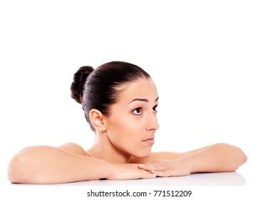 Beautiful Nude Woman Isolated On White Stock Photo 771512209 Shutterstock