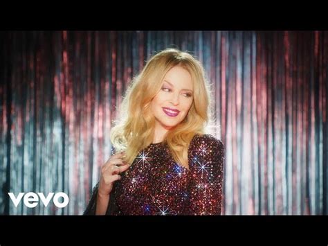 Kylie Minogue Dancing Chords Lyrics Video