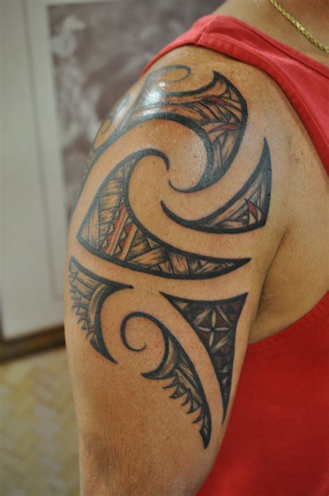 Hawaiian Tattoos For Men Traditional Tribal Ink Ideas In