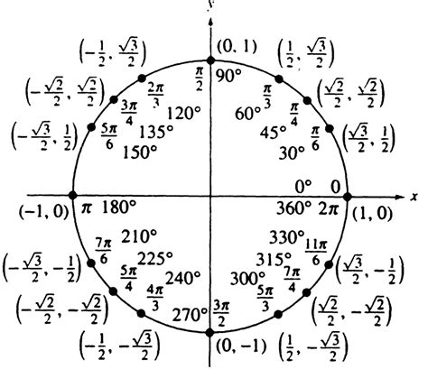 Unit Circle Printable