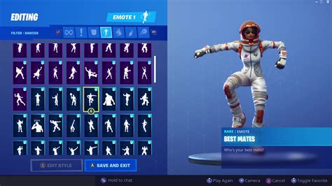 Moonwalker Skin Showcase With All Fortnite Dances And Emotes Youtube