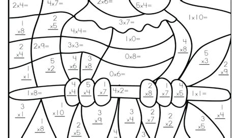 Free printable coloring pages for children that you can print out and color. coloring multiplication worksheets free multiplication ...