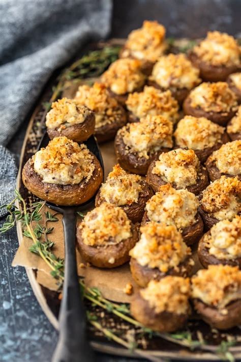 Sausage Stuffed Mushrooms are cheesy, savory, and so delicious! This ...