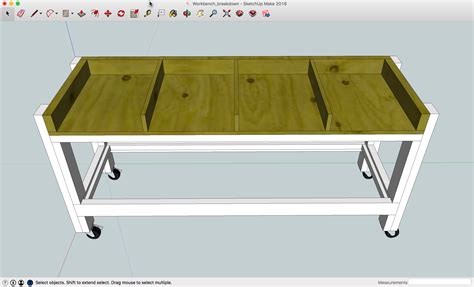 Moveable Woodworking Workbench Plan A Lesson Learned