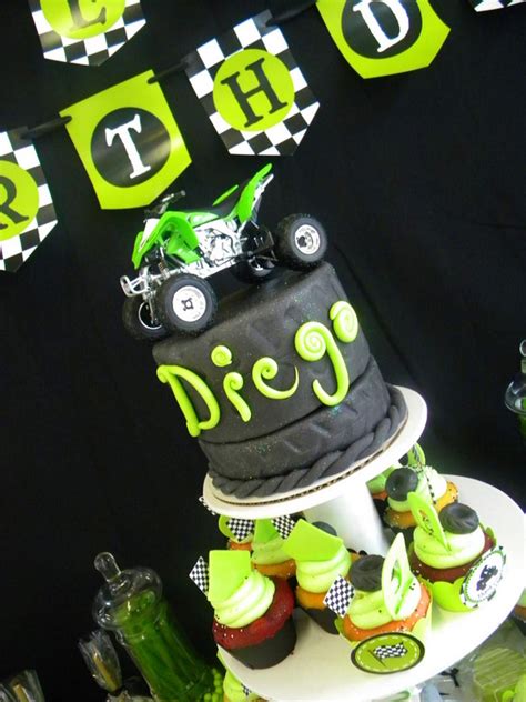 Motocross Party Theme Birthday Party Ideas Photo 1 Of 7 Catch My Party