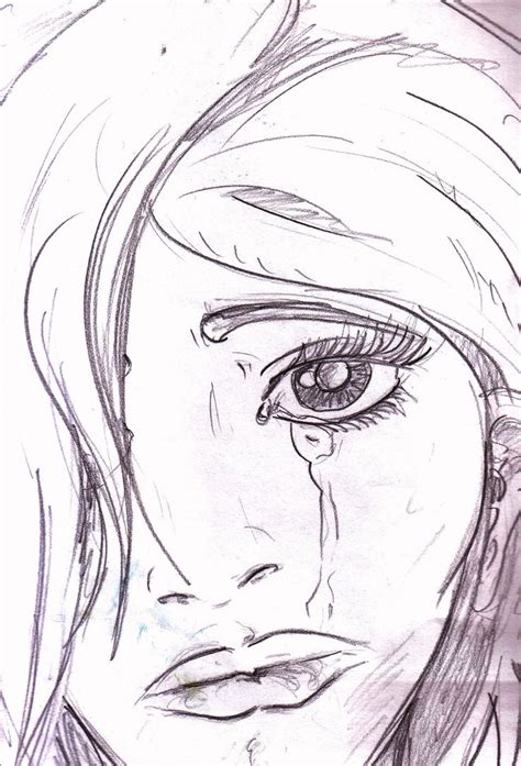 Sketch Crying In The Dark By Jdemon On Deviantart