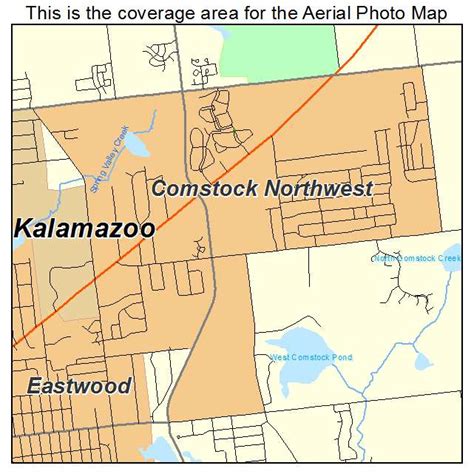 Aerial Photography Map Of Comstock Northwest Mi Michigan