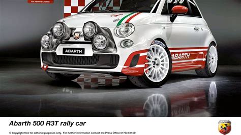 Fiat Abarth 500 R3t Rally Car Drive