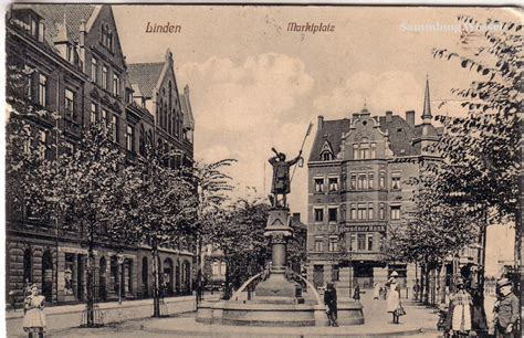 ansichtskarte linden marktplatz 1913 digitales stadtteilarchiv linden limmer