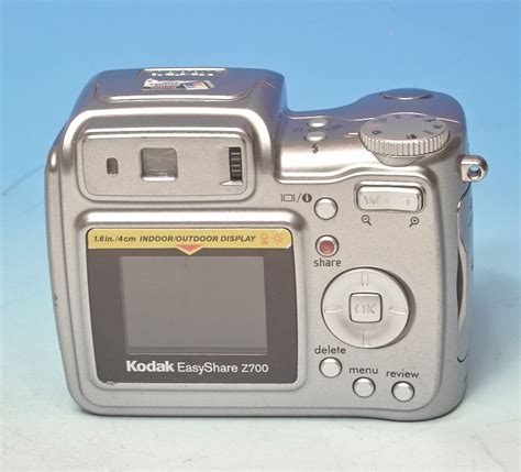 Kodak Easyshare Z700 40mp Digital Camera Silver 3749