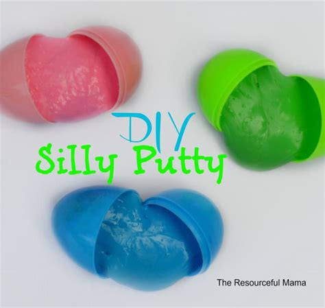 Diy Silly Putty The Resourceful Mama