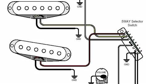 guitar pick up wiring diagrams