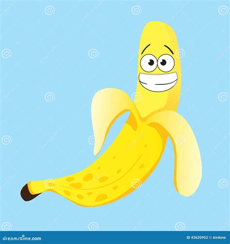 Cute Banana Fruit Cartoon Vector 159151517