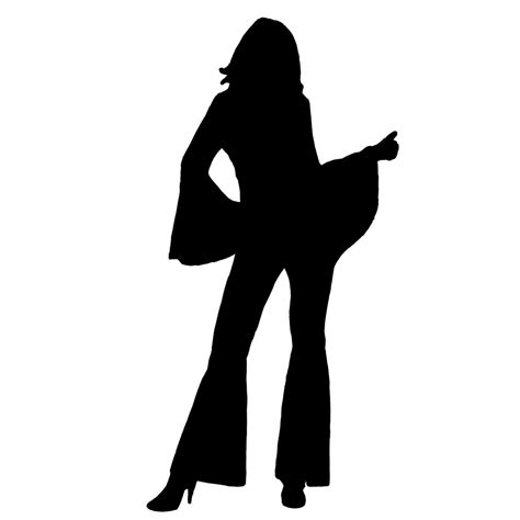1970s Silhouette Disco Drawing Clip Art Fever Png Download 1024
