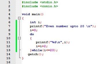 In this example program, we are going to a number over and over for 10 times and print the result. DO WHILE LOOP IN C | C Language