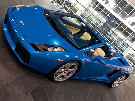 Hd Car Wallpapers Lamborghini Gallardo Spyder Blue