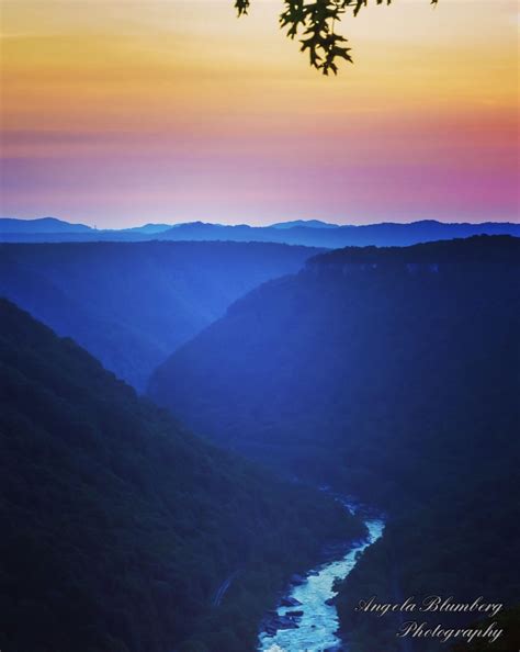 Sunset At Beauty Mountain West Virginia Angelablumberg Photography