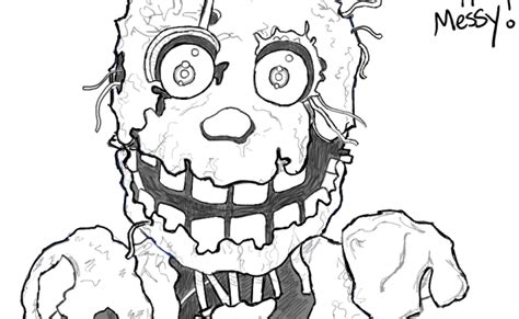 How To Draw Springtrap From Five Nights At Freddys Step By Step Drawing