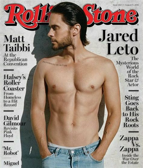 Jared Leto Sin Camiseta Y Con Pelo Repeinado En La Portada De La Rolling Stone Jared Leto Sin