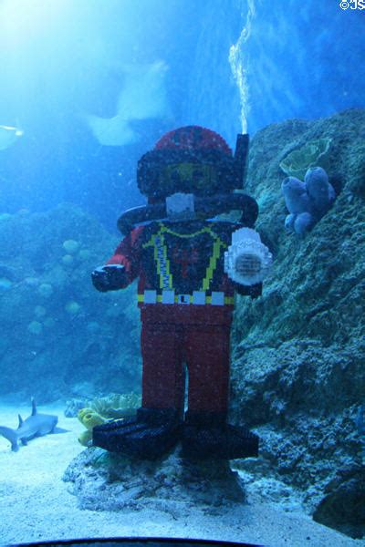 Lego Deep Sea Diver In Sea Life Aquarium At Legoland California