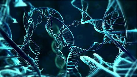 Hd Wallpaper Blue Dna Illustration 3 D Abstraction Genetic