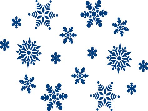 Blue Snowflakes Clip Art At Vector Clip Art Online Royalty