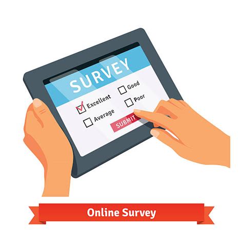 Online form survey on monitor vector illustration. Royalty Free Questionnaire Clip Art, Vector Images ...