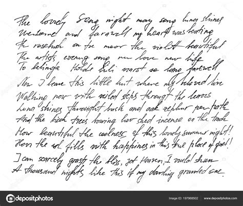 Handwritten Letter Handwriting Calligraphy Manuscript Font Undefined