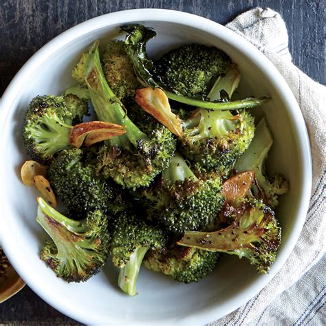 roasted broccoli with garlic and lemon recipe myrecipes