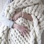 Woolacombe Super Chunky Hand Knitted Throw By Lauren Aston Designs