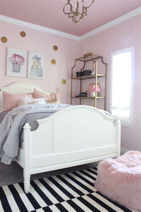 Blush Rose And Gold Tween Bedroom Ideas Pink Bedroom Decor Tween