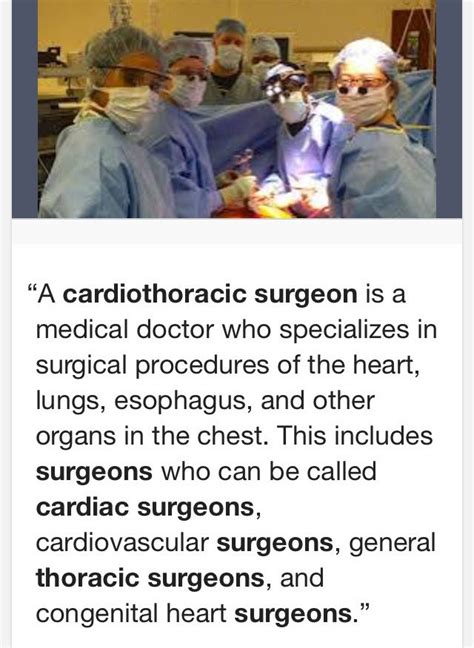 Cardiothoracic Surgeon Cadioquotes Medical School Inspiration