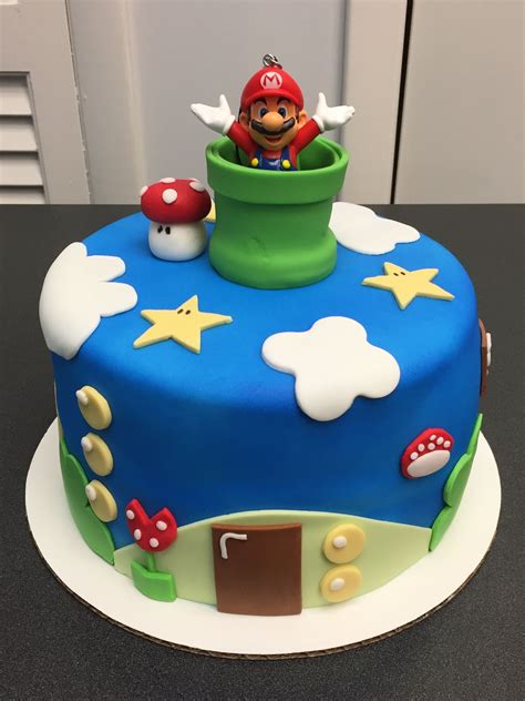 Pin By Andrea Brust On Coopers 5th Birthday Mario Birthday Cake