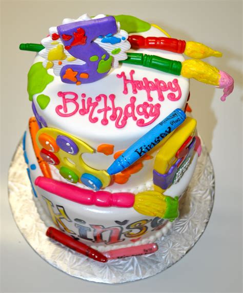 Leahs Sweet Treats Art Party Cake