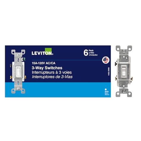 Leviton 20 Amp Commercial Grade Combination Single Pole Toggle Switch