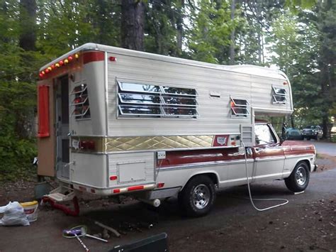 1968 Ford Camper Special `™` Truck Camper Shells Pickup Truck