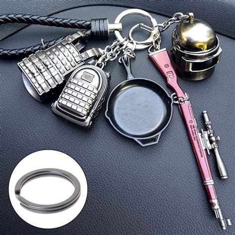 Edc Titanium Alloy Key Ring Pocket Tool Mini Split Keychain Buckle