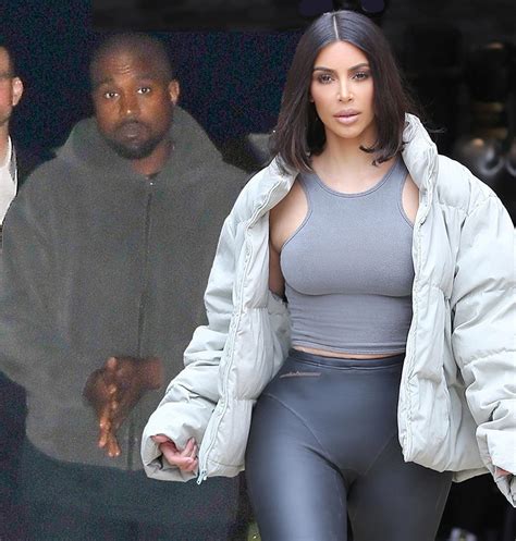 Kanye West And Kim Kardashian Spotted After Rapper Threatens Kanyes Life