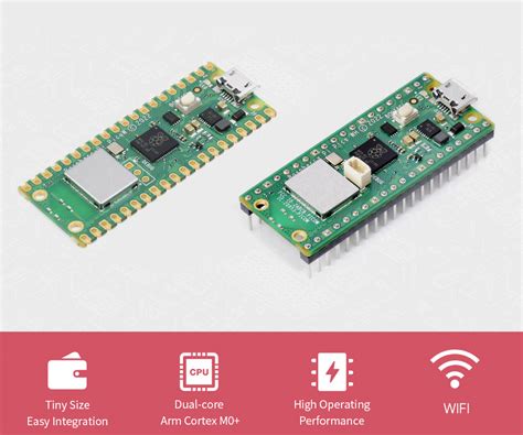 Raspberry Pi Pico W Microcontroller Board Built In Wifi Based On Official Rp Dual Core