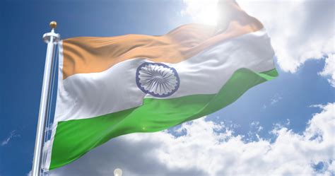 India Flag Stock Video Footage For Free Download