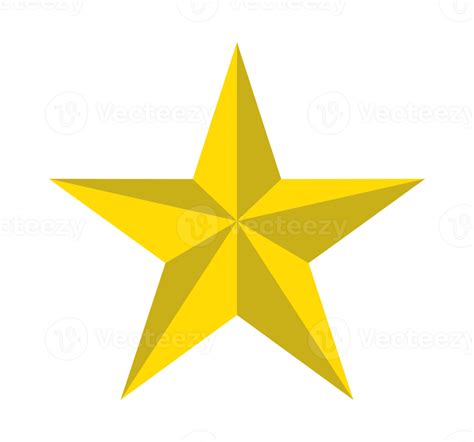 3d Visual Del Signo De Cinco 5 Estrellas Símbolo De Icono De
